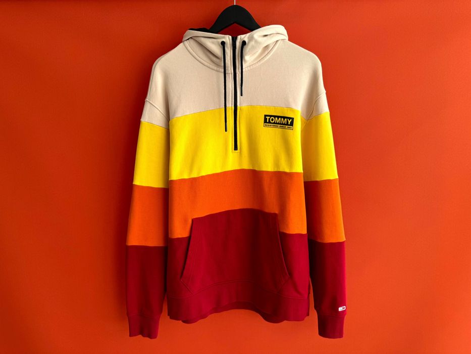 TOMMY HILFIGER Оригінал чоловіча кофта з капюшоном худі розмір L