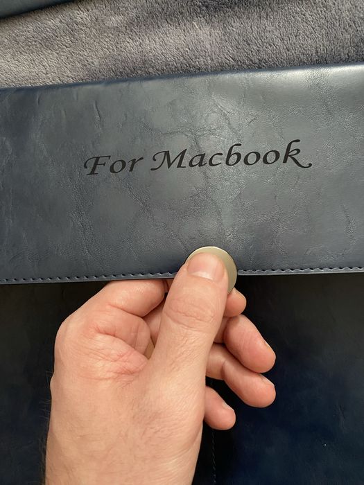 Кожаный чехол для ноутбука 14 pro , накладка для макбука macbook