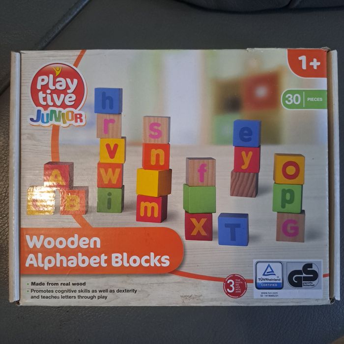 Klocki alfabet Playtive Junior 1+