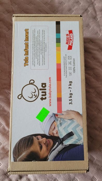 Nosidełko Tula z wkładem 3,5-7kg