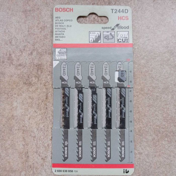 Пилки (Bosch, Макita) для электролобзика