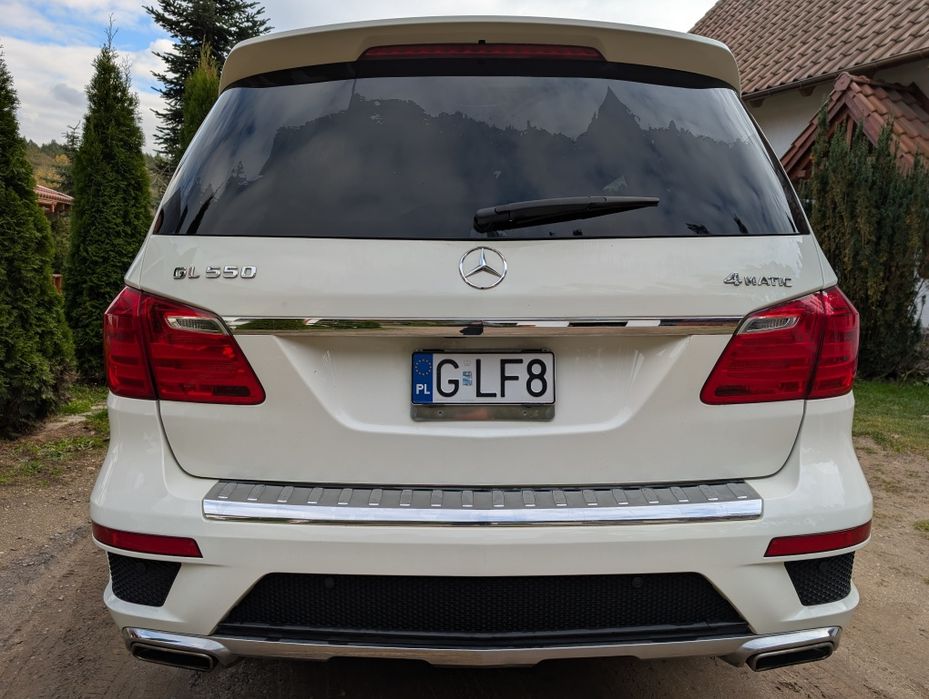 Biały Mercedes AMG GL550 V8 500KM, 4x4 AirMatic, doinwestowany! ZAMIANA