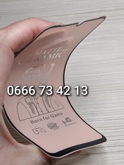 Защитное стекло матовое на Samsung A07 противоударное захисне скло