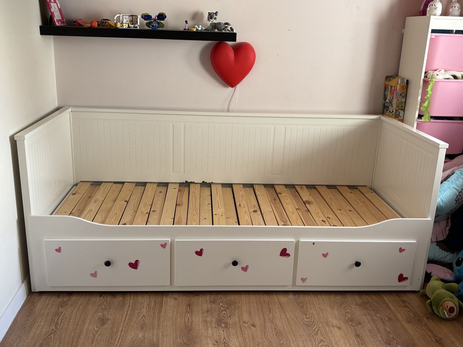 Łóżko hemnes ikea używne