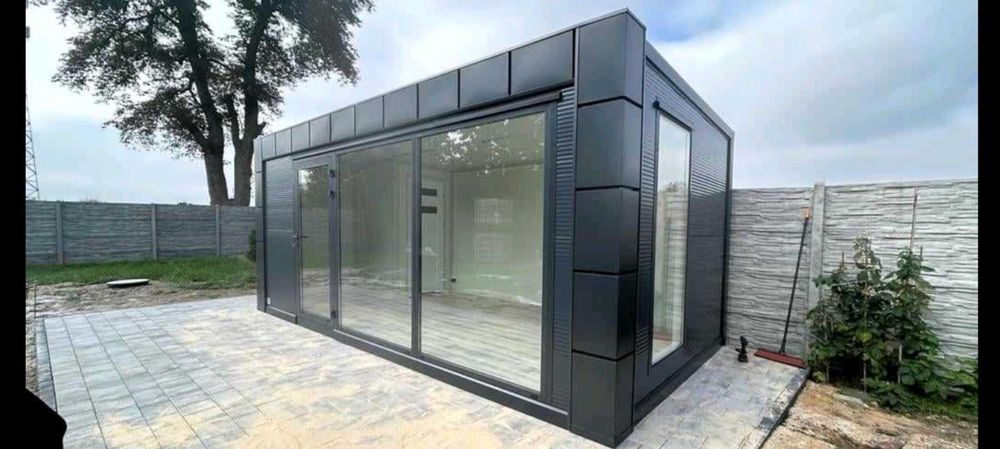 Pawilon całoroczny domek kontener usługowy handlowy biurowy