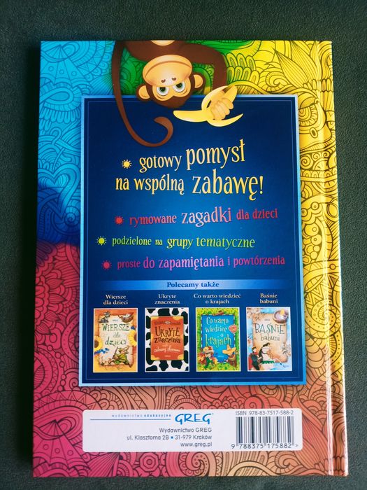 Zagadki dla dzieci wyd. GREG