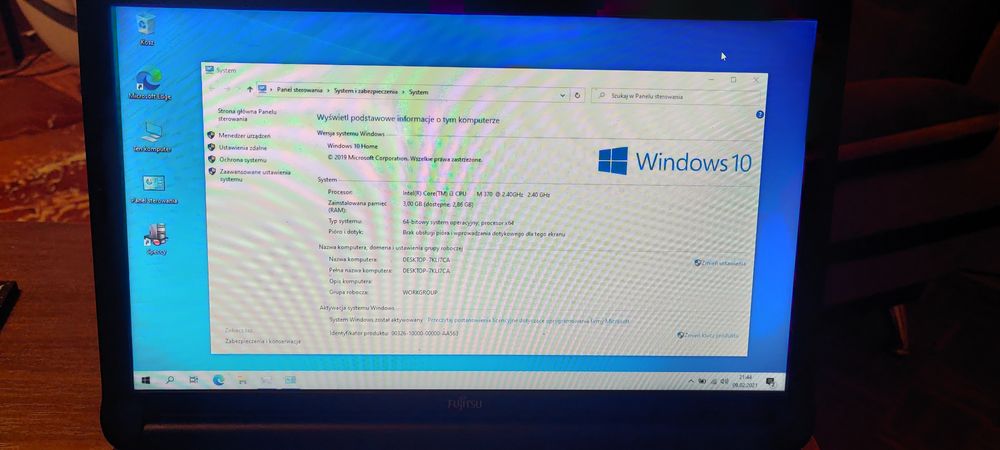 Fujitsu Lifebook AH530/Win 10/15.6 cali/Intel i3/3 GB RAM
