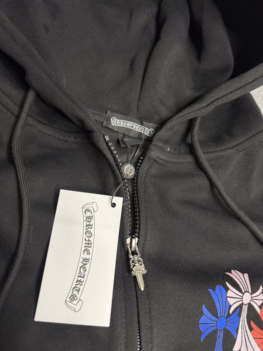 Кофта Chrome Hearts Black Multicolor , Зип Хром Хеарст Black L XL