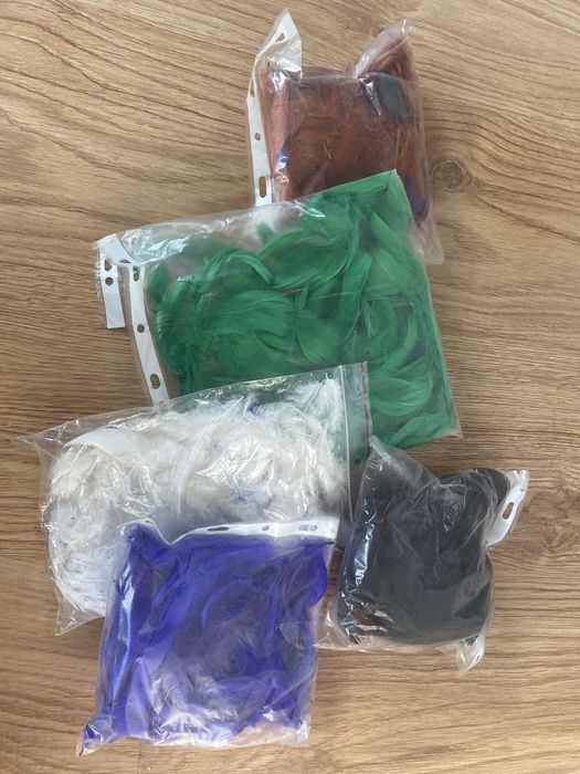 Zestaw piorek do rękodzieła