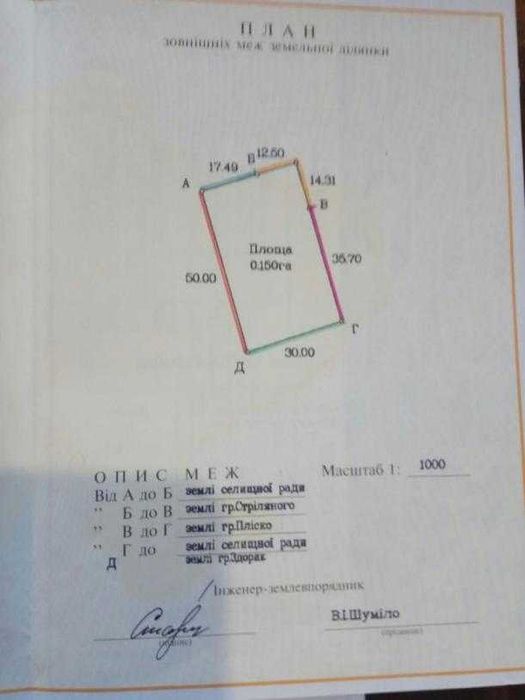 Продам участок в Солоницевке