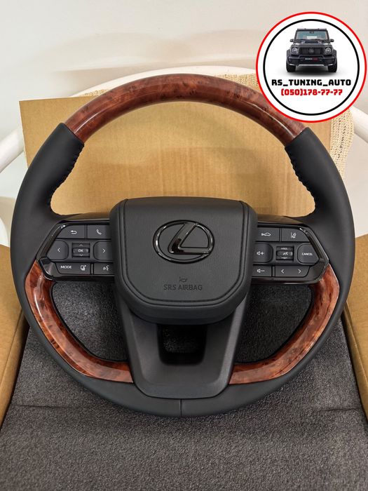Кермо для Lexus LX570, GX460, LX470, GX470. В стилі LX600. В зборі.