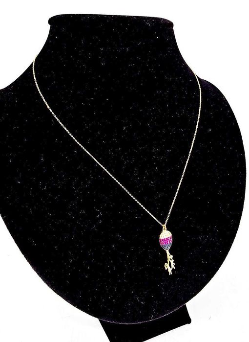 Złoty naszyjnik z zawieszką balon 585 GOLD MONEY