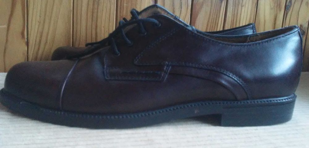 buty SKÓRA NATURALNA! Ambre, czekoladowy brąz roz. 41/42