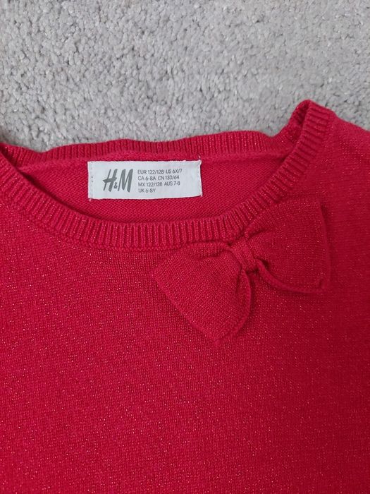Sweterek h&m 122/128