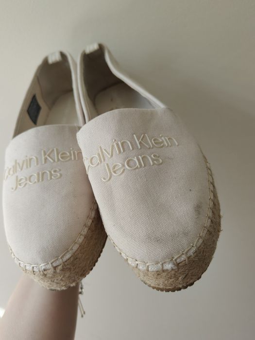 Damskie espadryle na platformie Calvin Klein 40
