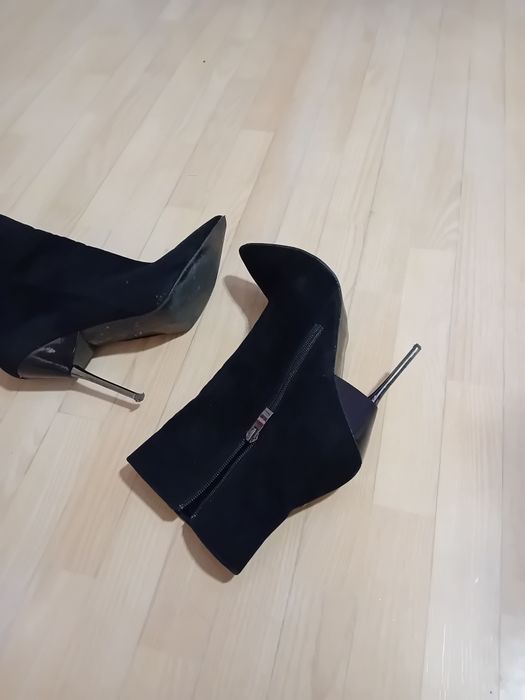 Botki damskie eleganckie modne stylowe 39