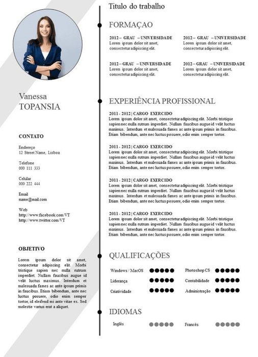 CV, Curriculum Vitae, Currículo, Carta de Motivação, LinkedIn