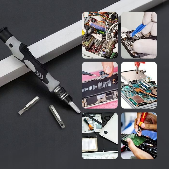 Zestaw Śrubokrętów Precyzyjnych Uniwersalne Wkrętaki Torx Bity 115 El.