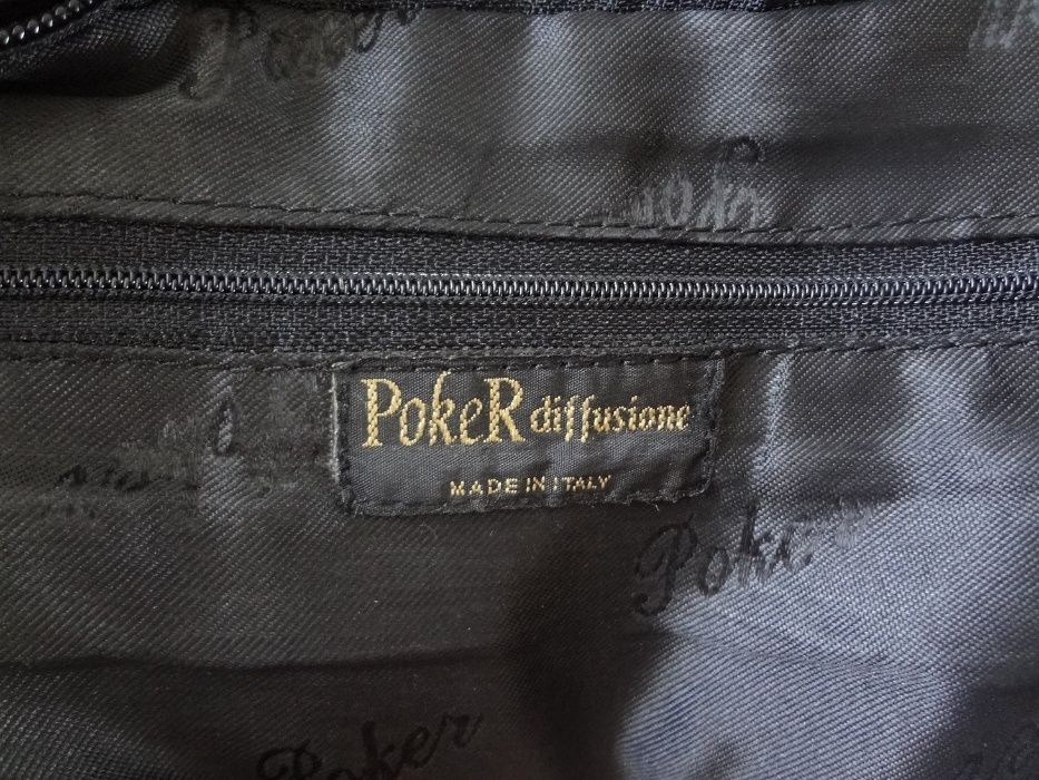 Кожаная итальянская сумка Poker Diffusione