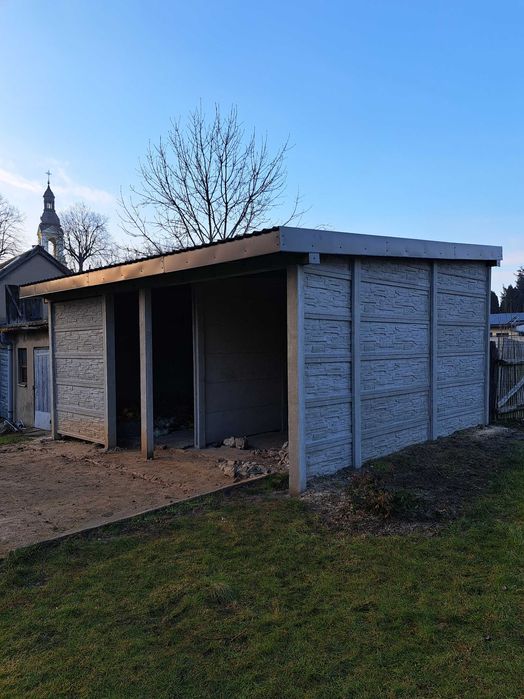 Wiaty i garaże betonowe