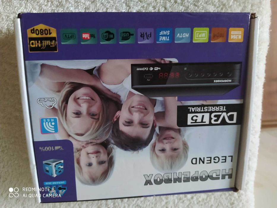 Т2 тюнер, приставка-приемник DVB-T2.