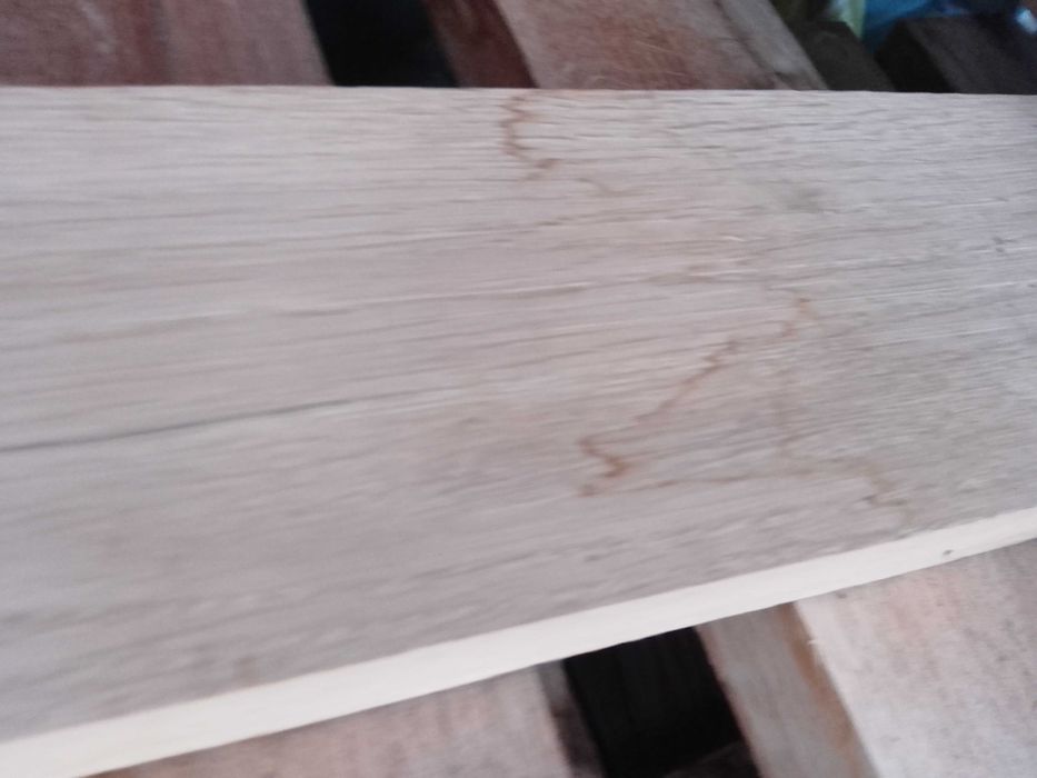 Parapet drewniany, dębowy