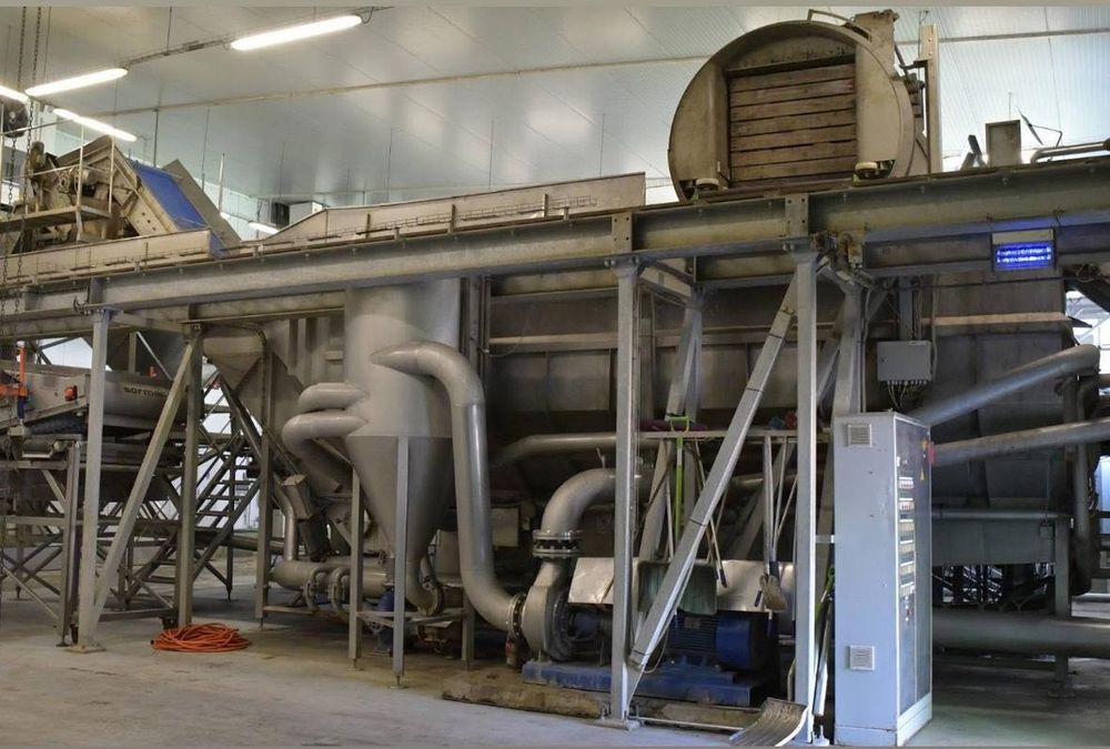 Zbiornik (jacuzzi )wstępnego mycia warzyw