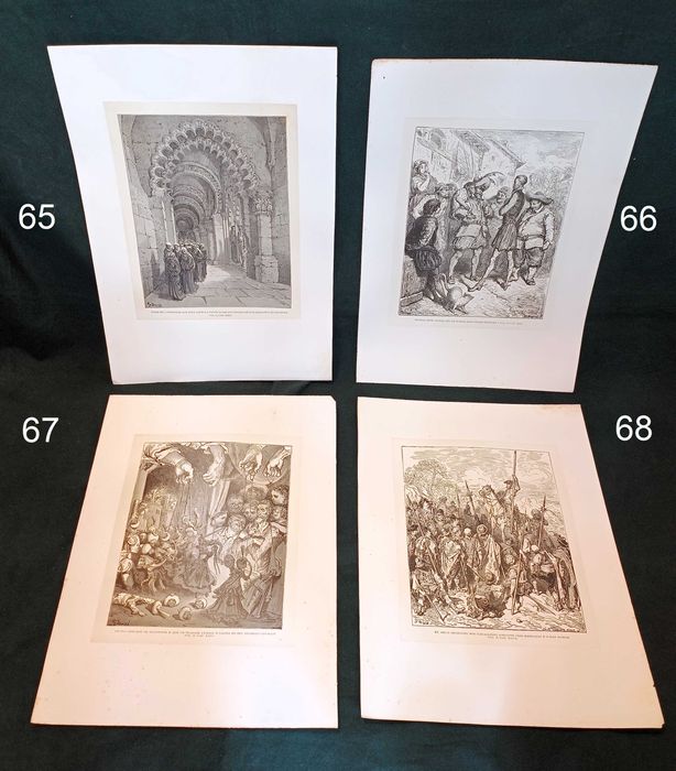 Gravuras Dom Quixote de la Mancha Gustave Doré H. Pisan 1866 17