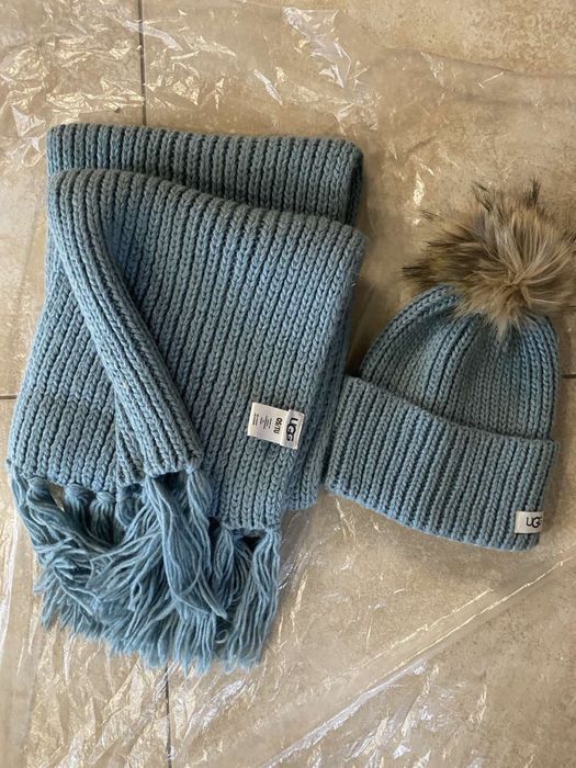 Шапка і шарф/ комплект жіночі оригінал UGG