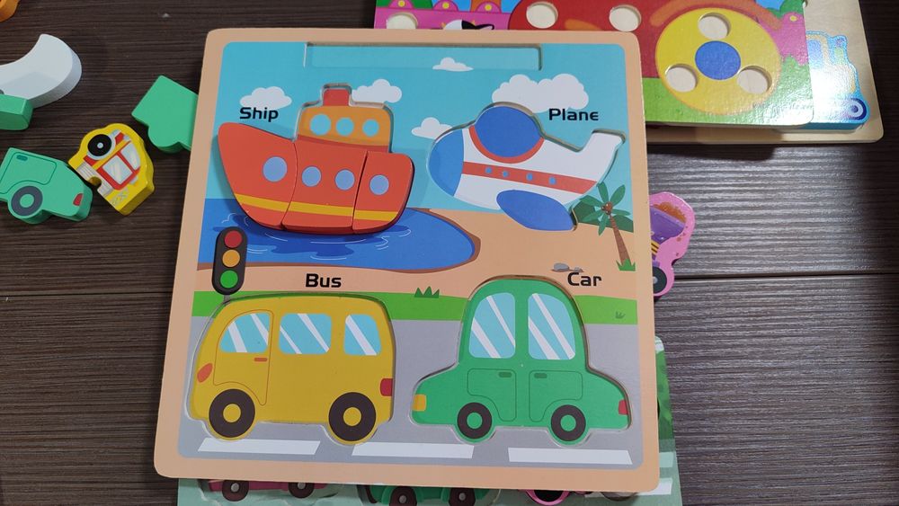 Пазли дерев'яні для самих маленьких