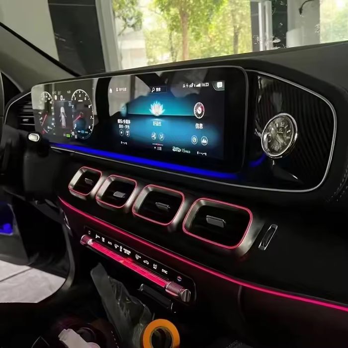 Воздуховоды дефлекторы дефлектора Ambient Light для Mercedes GLS GLE