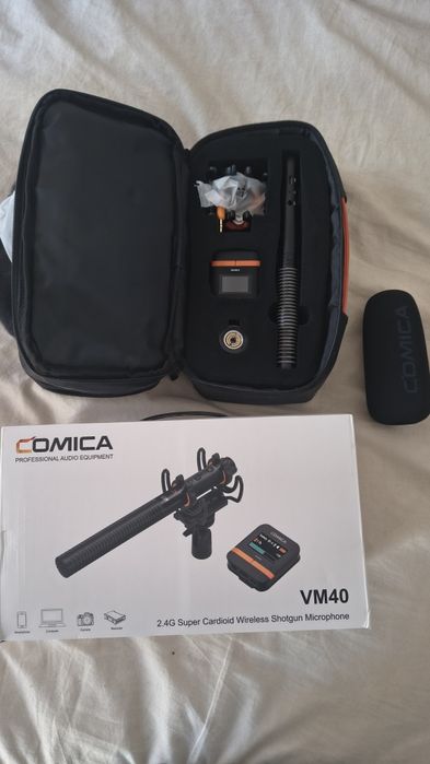 Microfone Video  Shotgun Comica VM40