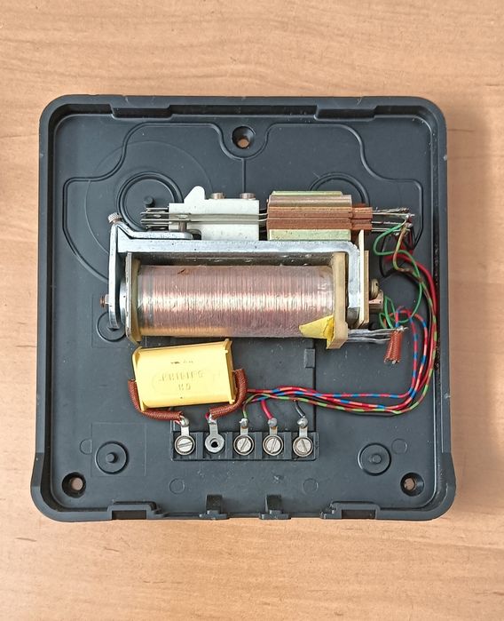 Caixa de ligação de telefone.