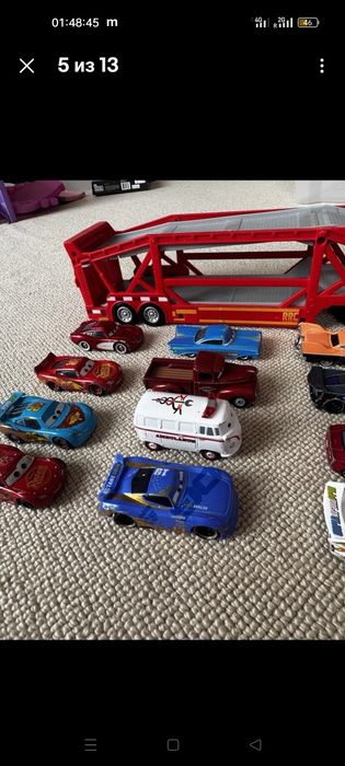 Cars, тачки Mac маквин Mater   Fillmore Sally Red