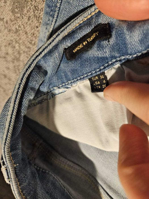 Calças de ganga, azuis, Massimo Dutti, tamanho S/36, em muito bom estado