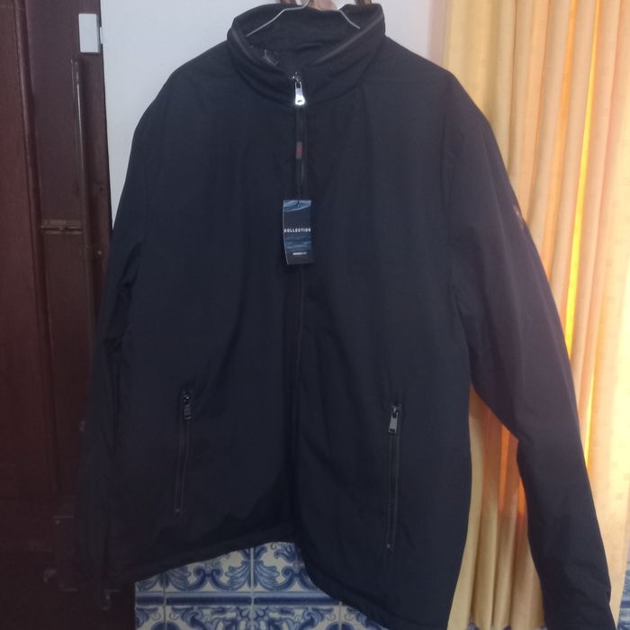 Parka de homem azul escura
