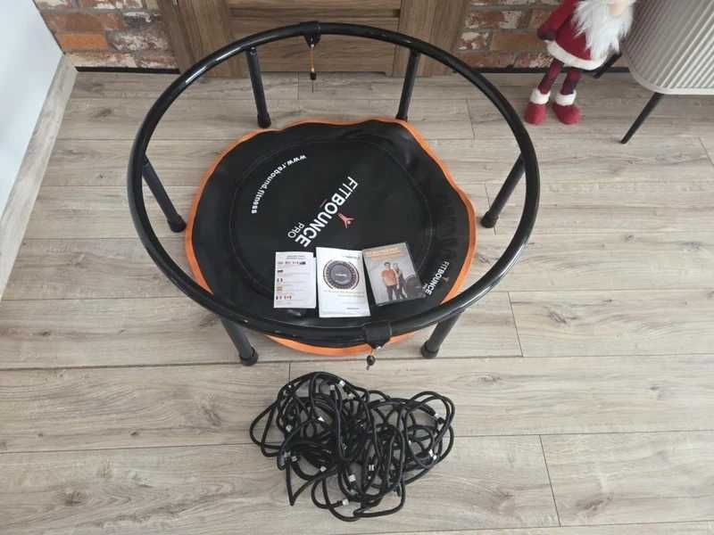Profesjonalna mini trampolina składana fit bounce pro bungee