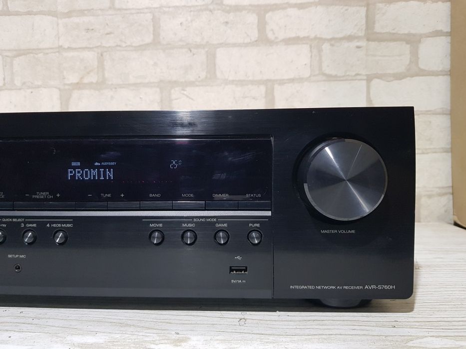 Пульт!5.1 AV ресивер  Denon AVR-S760,165Вт,AirPlay,Wi-Fi,8К, Bluetooth