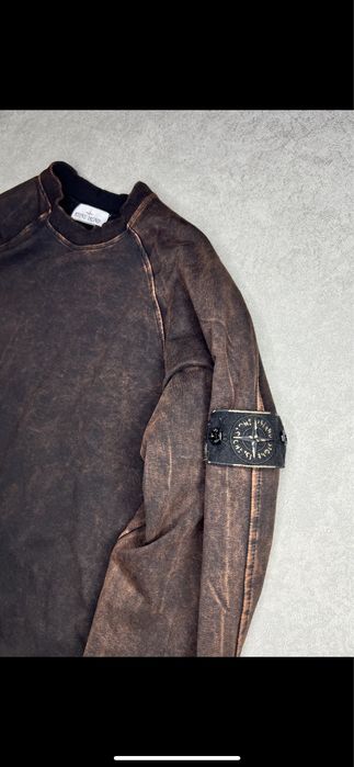 Кофта свитшот Stone Island Off Dyed оригинал новая размер L новый