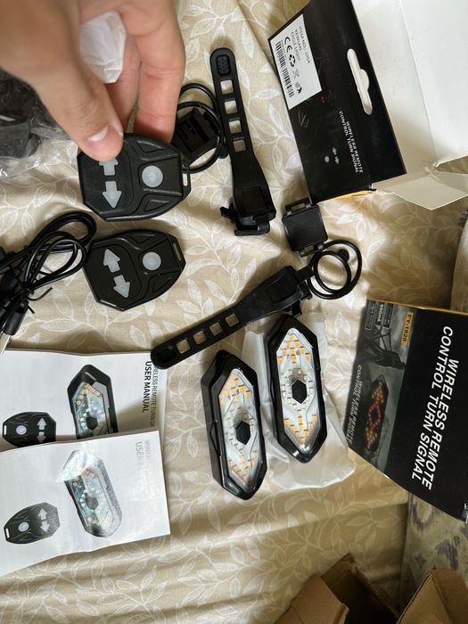 Sinalizador de direcao para bike