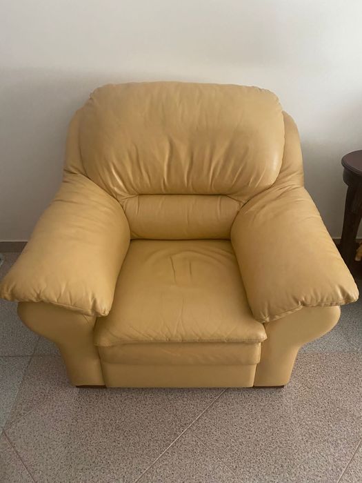 Sofas de pele genuína