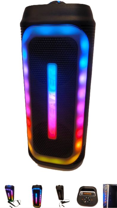 Głośnik Bluetooth z Mikrofonem Karaoke  Radio FM USB Mp3