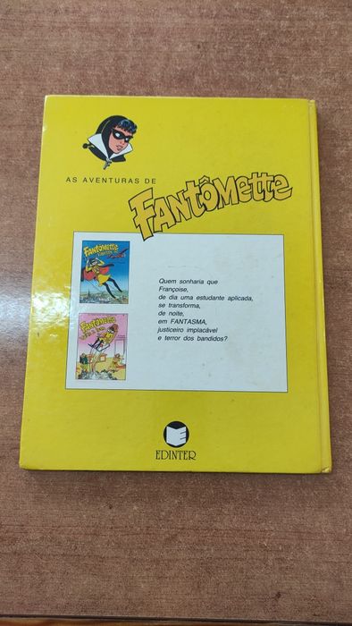 Livro Banda Desenhada Antiga "As Aventuras de FANTOMETTE"