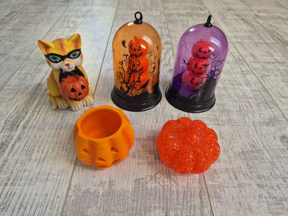 Halloween ozdoby dekoracje dla dziecka kot 5 szt