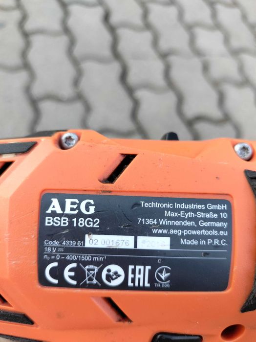 Wkrętarka AEG BS18G3 Li-ion 18V