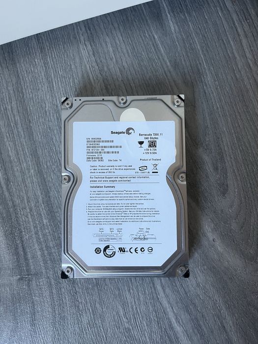 Вінчестер HDD Seagete 640 GB