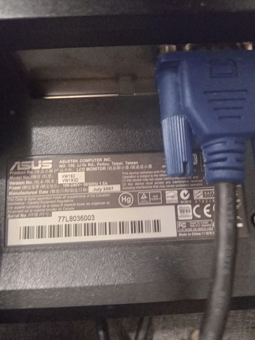 Монитор Asus Б/У