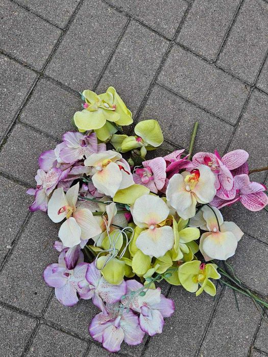 Sztuczne kwiaty - storczyki