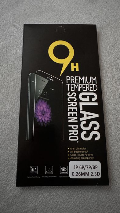 Oryginalne etui Apple iphone 8 Plus skórzane, szare, drugie gratis plus szkło ochronne.
