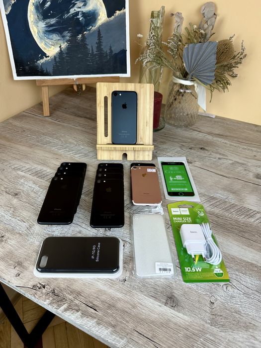 100% акб iPhone 7 Neverlock Apple Айфон white 64 gb